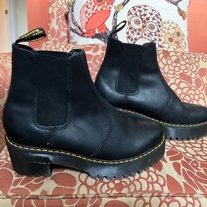 These are Dr Martens boots. They were worn twice but too narrow for my feet!